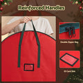 Jingle Jollys Christmas Garland Wreath Storage Bag Baubles Ornaments Container
