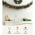 Jingle Jollys Christmas Garland Wreath Set Xmas Tree Decor Ornaments