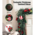 Jingle Jollys Christmas Garland Wreath Set Xmas Tree Decor Ornaments