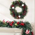 Jingle Jollys Christmas Garland Wreath Set Xmas Tree Decor Ornaments