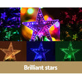 Jingle Jollys 1.5m Optic Fibre Christmas Tree LED Multi Colour