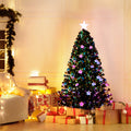Jingle Jollys 1.5m Optic Fibre Christmas Tree LED Multi Colour