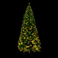 Jingle Jollys 1.8m Christmas Tree Optic Fibre LED Warm White