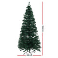 Jingle Jollys 1.8m Christmas Tree Optic Fibre LED Warm White