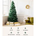 Jingle Jollys 2.1M Christmas Tree 7FT LED Multi Colour Optic Fibre