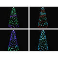 Jingle Jollys 2.1M Christmas Tree 7FT LED Multi Colour Optic Fibre