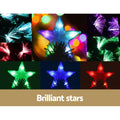 Jingle Jollys 2.1M Christmas Tree 7FT LED Multi Colour Optic Fibre