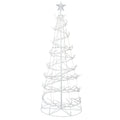 Jingle Jollys Christmas Tree 1.8M LED Cold White Lights Xmas