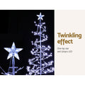 Jingle Jollys Christmas Tree 1.8M LED Cold White Lights Xmas