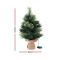 Jingle Jollys Christmas Tree 60cm 8 Light Modes Timer Function