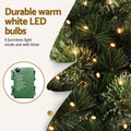 Jingle Jolly 60CM Christmas Tree 8 Light Modes Timer Tabletop