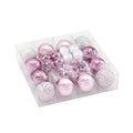 Jingle Jollys 33pc Christmas Tree Baubles Ornaments Set Pink
