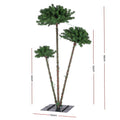 Jingle Jollys Christmas Palm Tree LED 1.2/1.5/1.8M 3-in-1