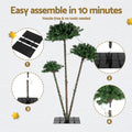 Jingle Jollys Christmas Palm Tree LED 1.2/1.5/1.8M 3-in-1