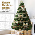 Jingle Jollys 20M Christmas Ribbon Roll Gold Xmas Tree Bow Decor