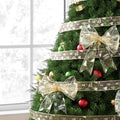 Jingle Jollys 20M Christmas Ribbon Roll Gold Xmas Tree Bow Decor