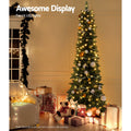 Jingle Jollys 1.8m Christmas Tree 200 LED Lights Pre-Lit