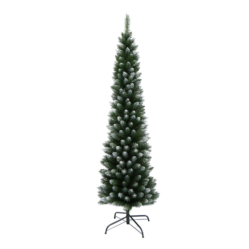 Jingle Jollys 1.8m Snowy Christmas Tree 300 Tips White