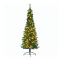 Jingle Jollys 1.8m Pre-Lit Christmas Tree Slim Pencil Xmas Tree Corner Tree