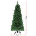 Jingle Jollys 1.8M Christmas Tree 8 Mode 200 LED Multicolour Lights