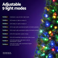 Jingle Jollys 1.8M Christmas Tree 8 Mode 200 LED Multicolour Lights