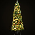 Jingle Jollys Christmas Tree 1.8M LED Red Berries Xmas Decoration