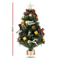 Jingle Jollys Christmas Tree 60cm LED Tabletop with Ornaments