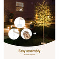 Jingle Jollys 2.1M Christmas Tree 480 LED Solar