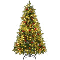 Jingle Jollys Christmas Tree 1.5m 160 LED 355 Tips Xmas