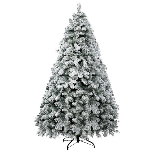 Jingle Jollys 1.8m Snow Flocked Christmas Tree 468 Tips