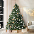 Jingle Jollys 1.8m Snowy Christmas Tree 650 Tips White