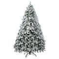 Jingle Jollys 2.1m Snow Flocked Christmas Tree 780 Tips