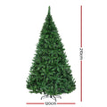 Jingle Jollys Christmas Tree 2.1m 1134 LEDs 8 Light Modes