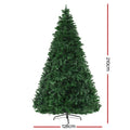 Jingle Jollys Christmas Tree 2.1m 8 Light Mode Multi Colour