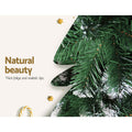 Jingle Jollys 2.1m Snowy Christmas Tree 905 Tips White