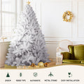 Jingle Jolly Christmas Tree 2.1m 1000 White Tips Xmas Decorations