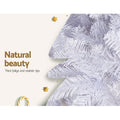 Jingle Jolly Christmas Tree 2.1m 1000 White Tips Xmas Decorations