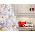 Jingle Jolly Christmas Tree 2.1m 1000 White Tips Xmas Decorations