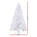 Jingle Jollys Christmas Tree 2.1m 500 LED White 1260 Tips