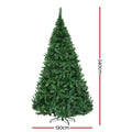 Jingle Jollys Christmas Tree 2.4m 1488 LEDs 8 Light Modes