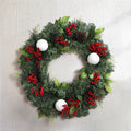 Jingle Jollys 60cm Christmas Wreath Decoration Xmas Tree
