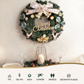 Jingle Jollys Christmas Wreath 60cm Garland Baubles Decorations