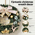 Jingle Jollys Christmas Wreath 60cm Garland Baubles Decorations