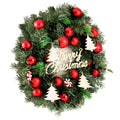Jingle Jollys 40cm Christmas Wreath Baubles Garland Xmas Decor