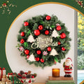 Jingle Jollys 40cm Christmas Wreath Baubles Garland Xmas Decor