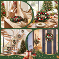 Jingle Jollys 40cm Christmas Wreath Baubles Garland Xmas Decor