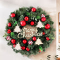 Jingle Jollys 40cm Christmas Wreath Baubles Garland Xmas Decor