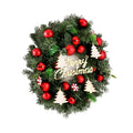 Jingle Jollys Christmas Wreath 40cm Xmas Garland Baubles Ornaments