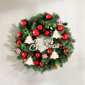 Jingle Jollys Christmas Wreath 40cm Xmas Garland Baubles Ornaments