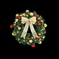 Jingle Jollys 60CM LED Christmas Wreath Garland Baubles Berries